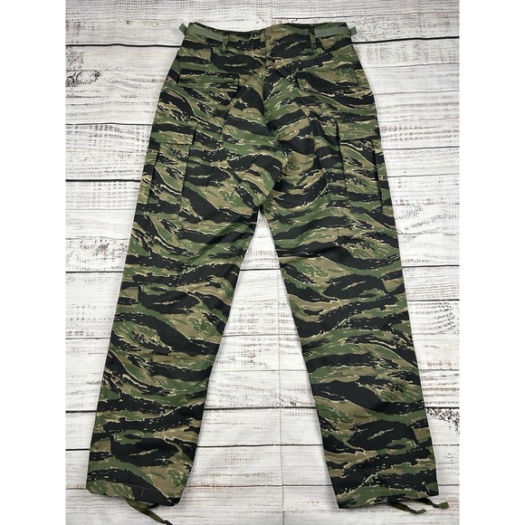 NOS Tru Spec Tiger Jacket Pants Suit Set Mens Sz M Green Camo Military Stripe - Picture 10 of 16